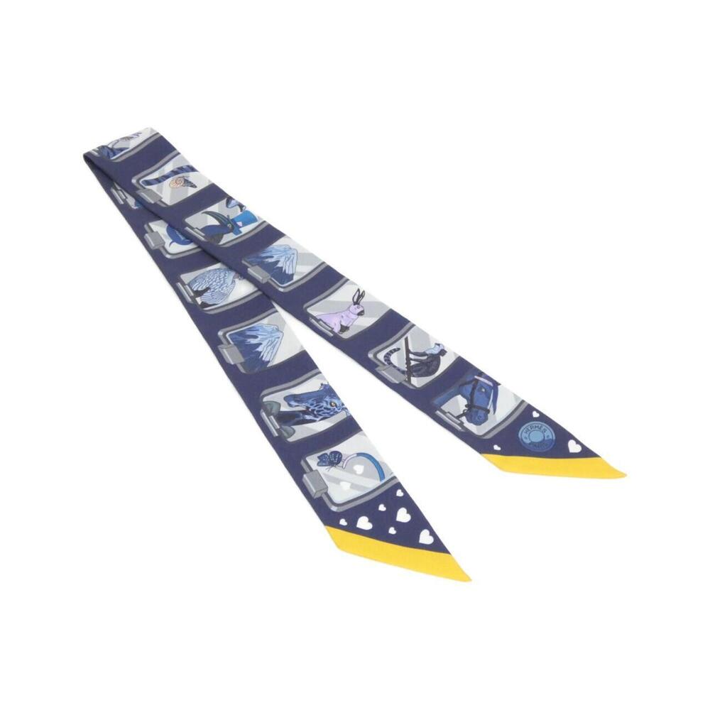 Hermes HERMES STORY Twilly 063875S Scarf Muffler